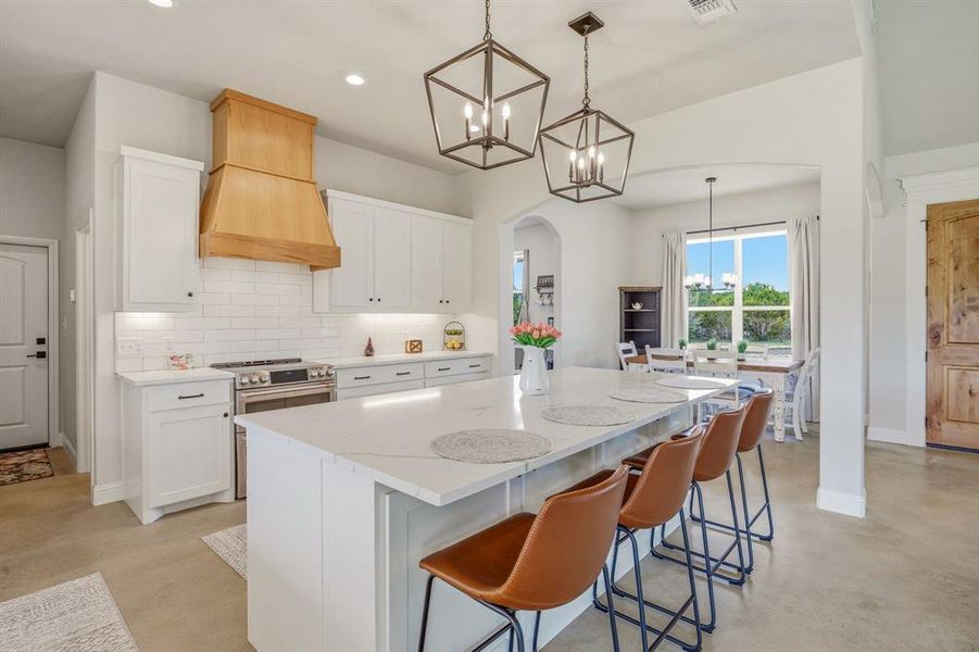 Furnished interior view inside a new home in , Bluff Dale (Image 7).
