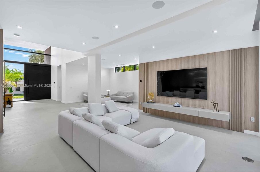 Furnished interior view inside a new home in , Miami Beach (Image 11). Furnished interior view inside a new home in , Miami Beach (Image 11).