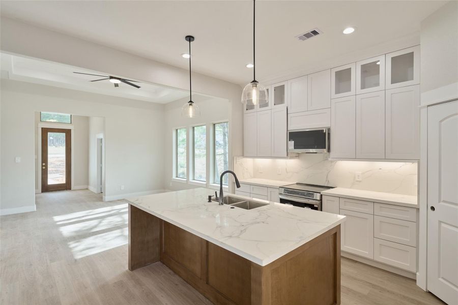 Furnished interior view inside a new home in , Huntsville (Image 3).