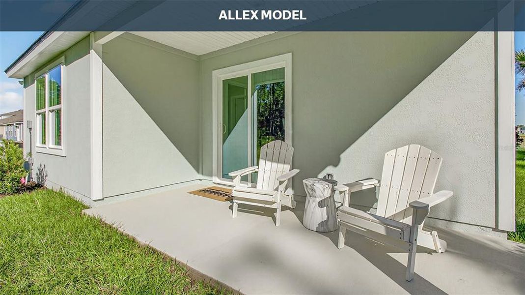 Exterior details and patio area of a home in Grand Reserve, Bunnell (Image 21). Exterior details and patio area of a home in Grand Reserve, Bunnell (Image 21).