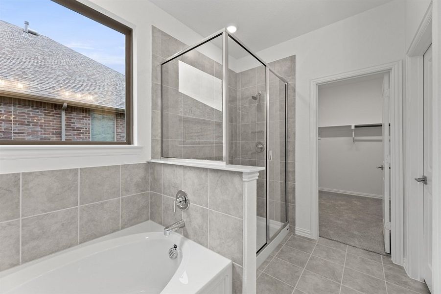 Caldwell Home Plan Primary Bathroom by Ashton Woods