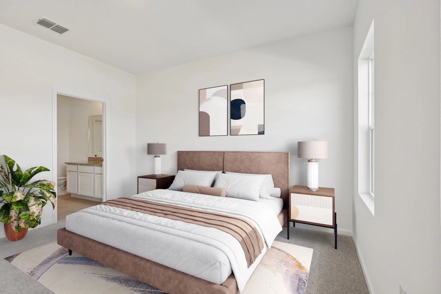 Representative furnished interior of a home built from the Keele by Starlight Homes in Brookewater at Crossprairie, St. Cloud (Image 6).