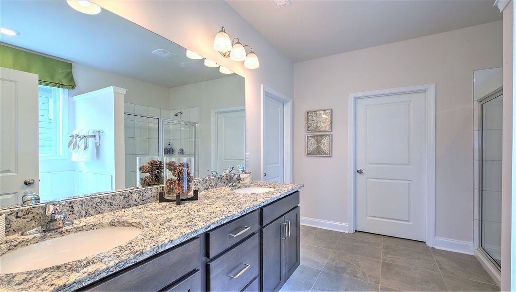 Furnished interior view inside a new home in Reserve at Tap Root Farms, Fletcher (Image 36). Furnished interior view inside a new home in Reserve at Tap Root Farms, Fletcher (Image 36).