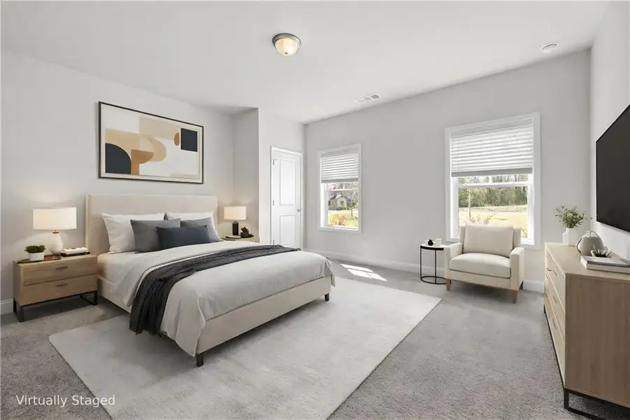 Furnished interior view inside a new home in , Sugar Hill (Image 6).