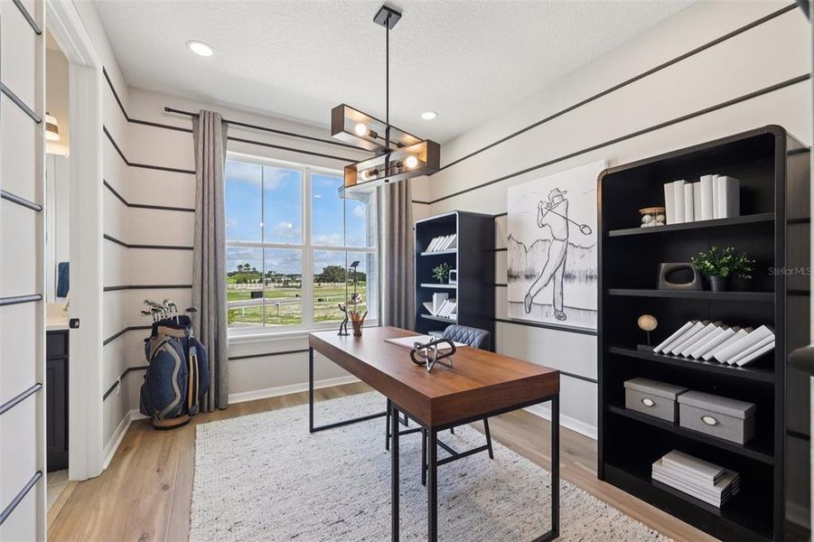 Furnished interior view inside a new home in Isla Mirada, San Antonio (Image 19).
