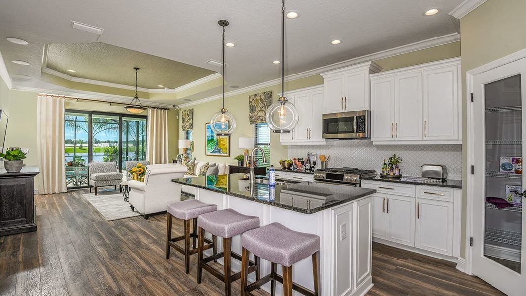 Furnished interior view inside a new home in Canoe Creek, Parrish (Image 5).