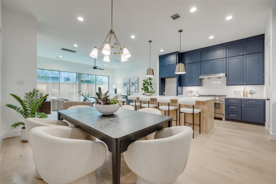 Furnished interior view inside a new home in , Houston (Image 34).
