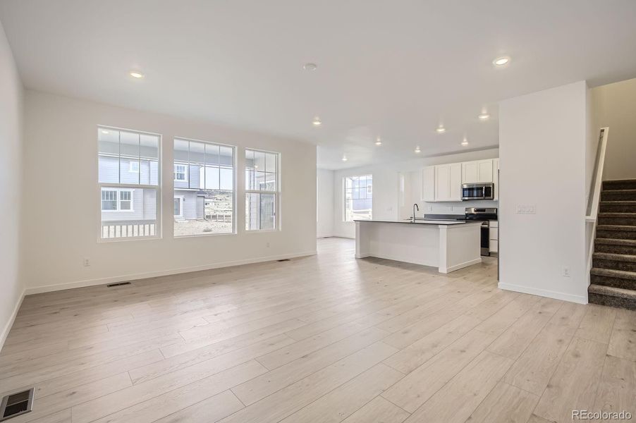 Spacious, unfurnished interior of a new home in Riano Ridge: The Monarch Collection, Loveland (Image 8).