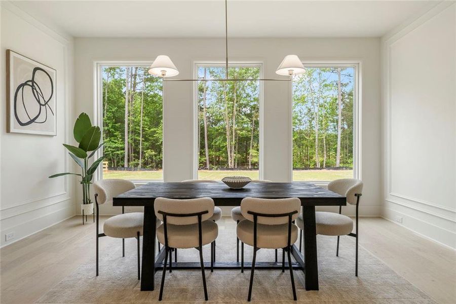 Furnished interior view inside a new home in , Lawrenceville (Image 11).