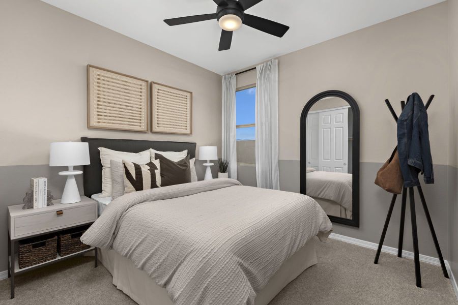 Representative furnished interior of a home built from the Cedar by Mattamy Homes in Baker Farms, Phoenix (Image 17).