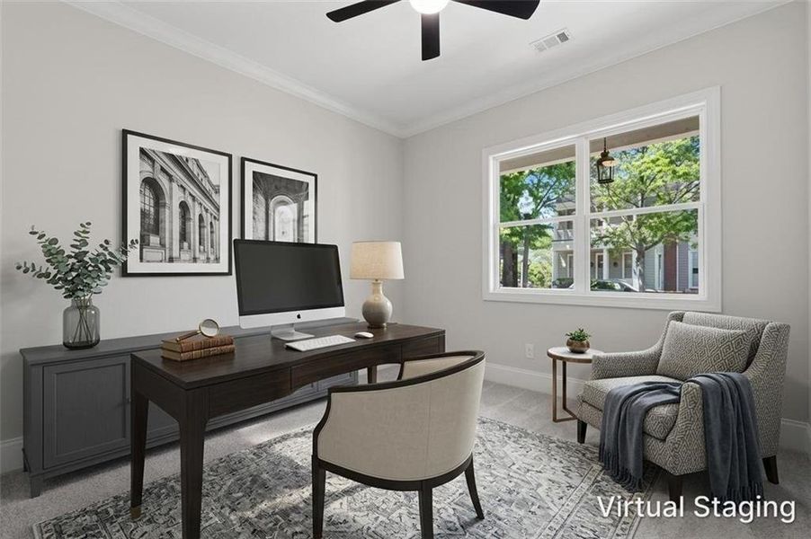 Furnished interior view inside a new home in , Covington (Image 12).