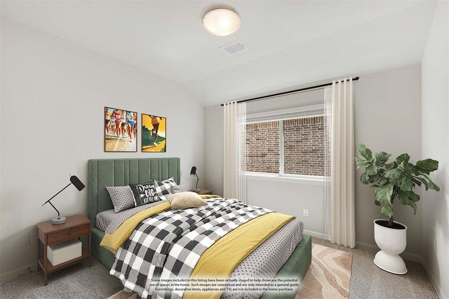 Furnished interior view inside a new home in Eagle Glen Elements, Alvarado (Image 12).