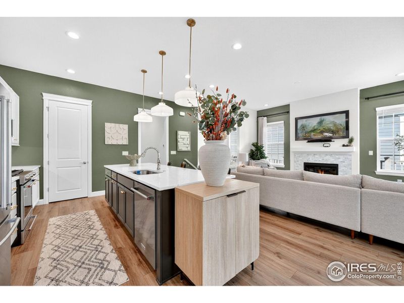 Furnished interior view inside a new home in Westerly, Erie (Image 14).