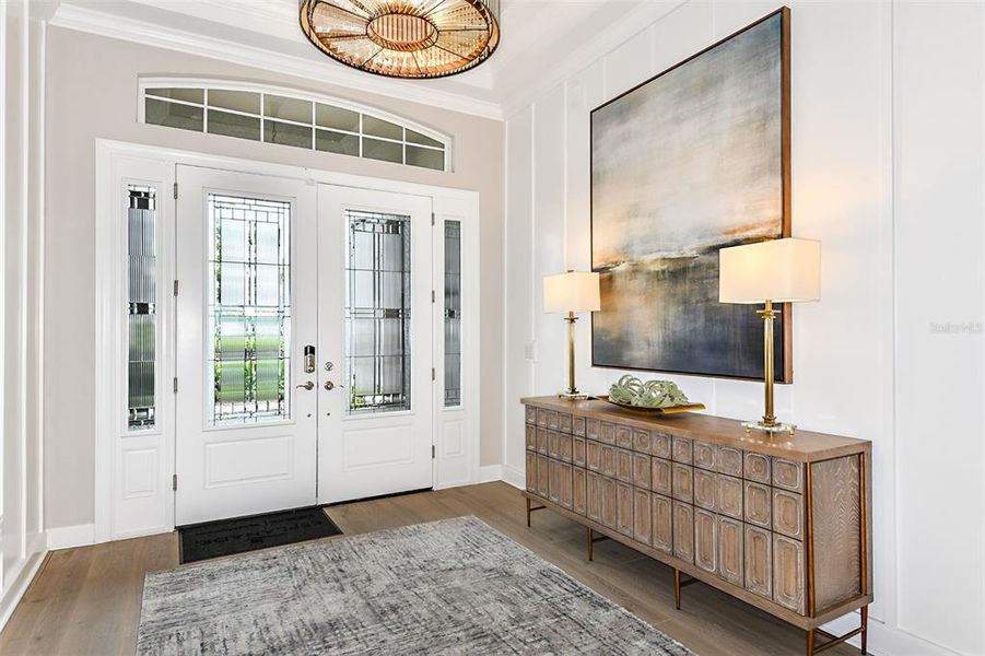 Furnished interior view inside a new home in Esplanade at Skye Ranch, Sarasota (Image 15). Furnished interior view inside a new home in Esplanade at Skye Ranch, Sarasota (Image 15).