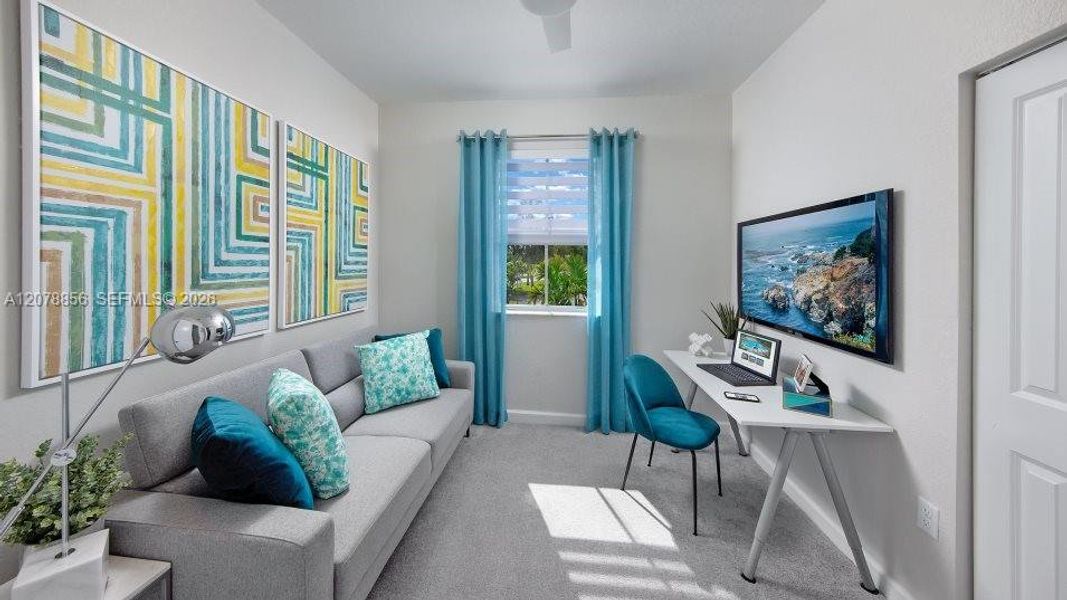 Furnished interior view inside a new home in Altamira, Homestead (Image 7).