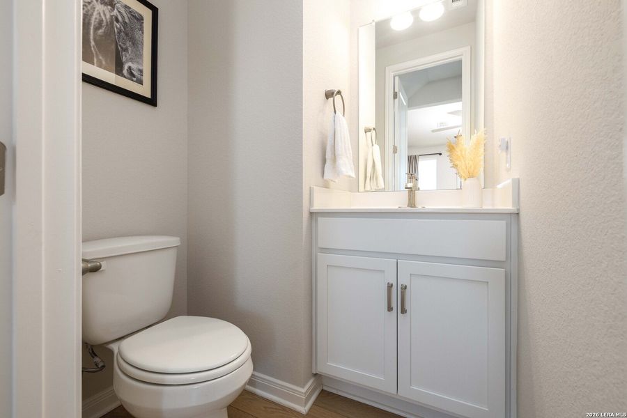 Furnished interior view inside a new home in , New Braunfels (Image 14).