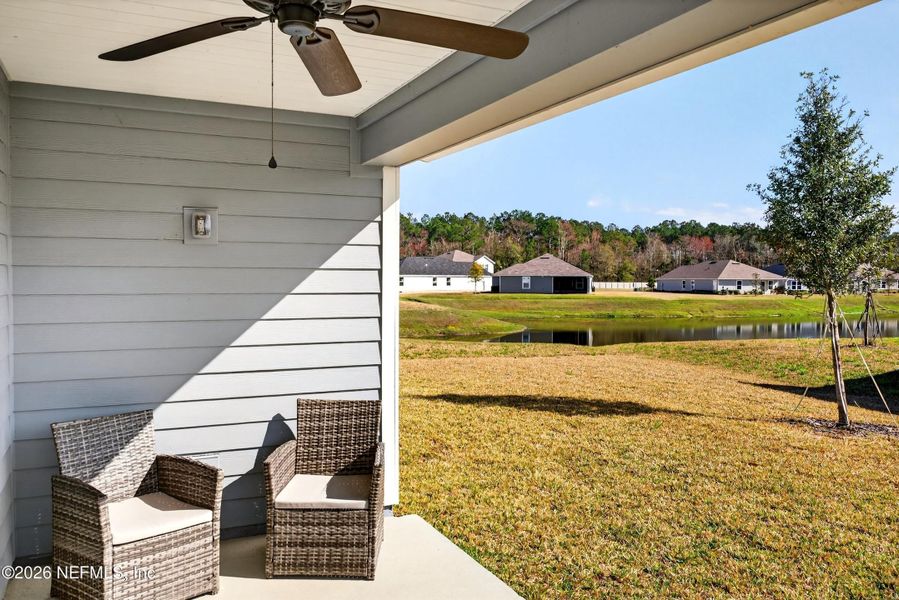 Exterior details and patio area of a home in , Jacksonville (Image 28).