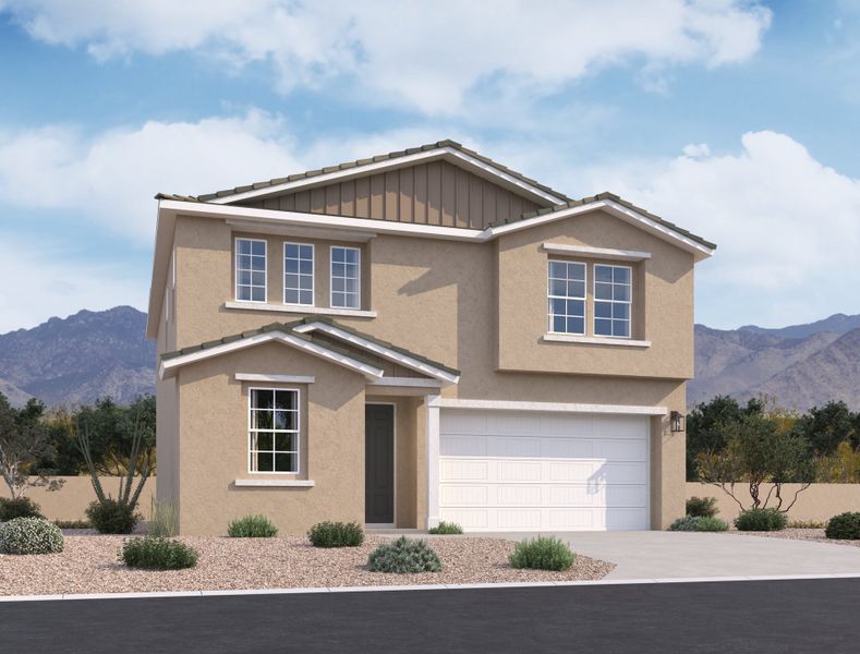 Exterior elevation rendering