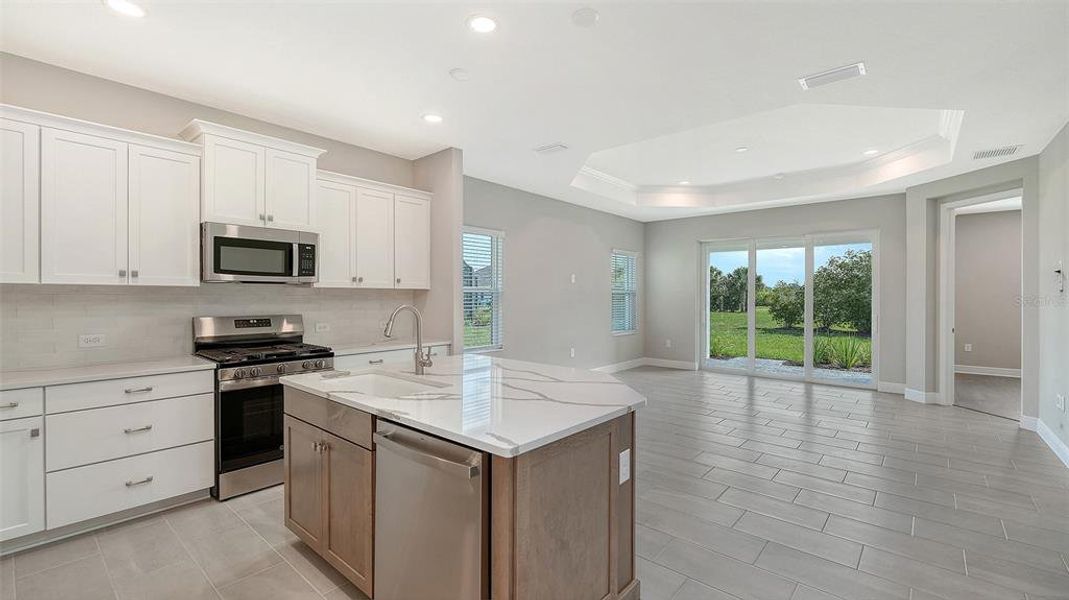 Furnished interior view inside a new home in Windward, Lakewood Ranch (Image 10).