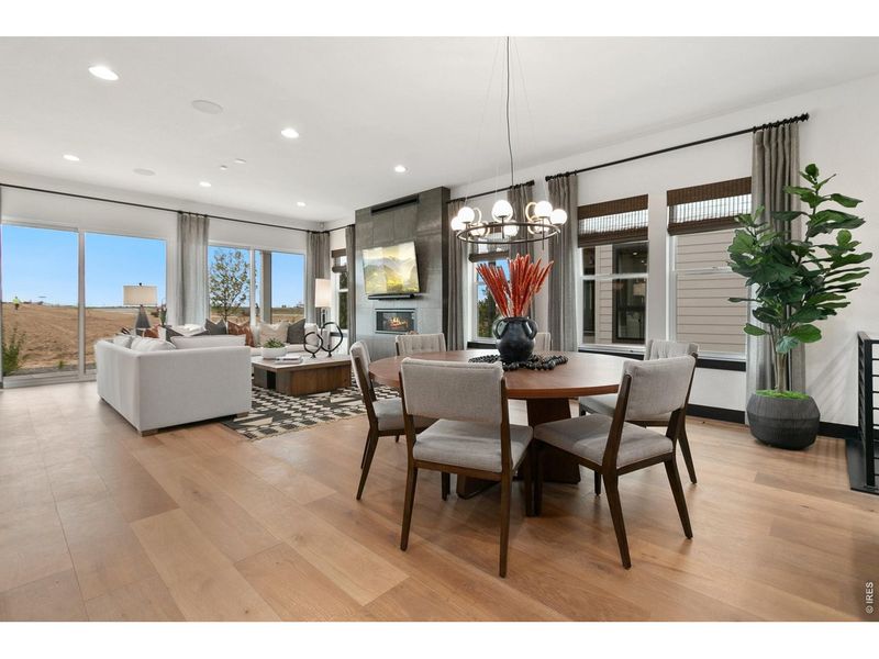 Furnished interior view inside a new home in , Fort Collins (Image 9).