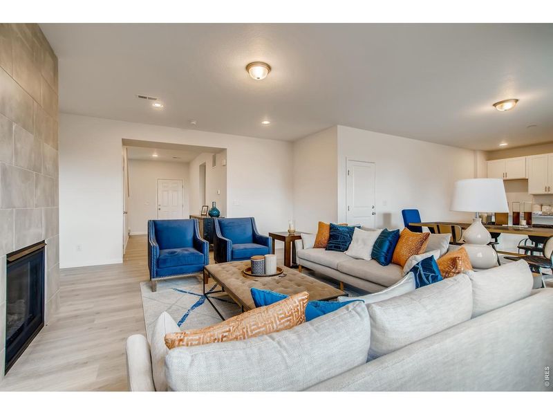 Furnished interior view inside a new home in Country Club Reserve, Fort Collins (Image 13).