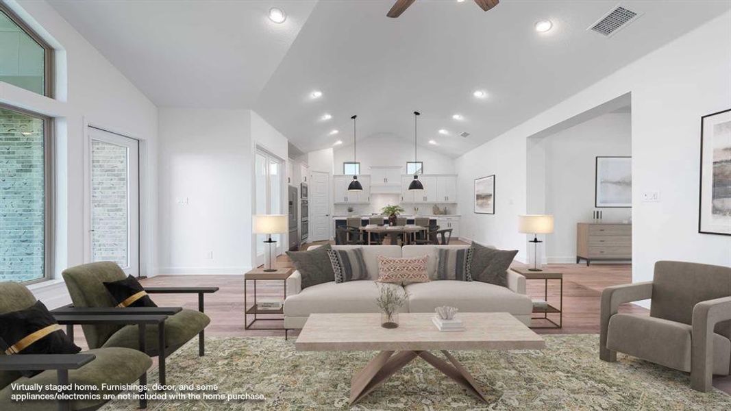 Furnished interior view inside a new home in Terraces 62', Rockwall (Image 13). Furnished interior view inside a new home in Terraces 62', Rockwall (Image 13).