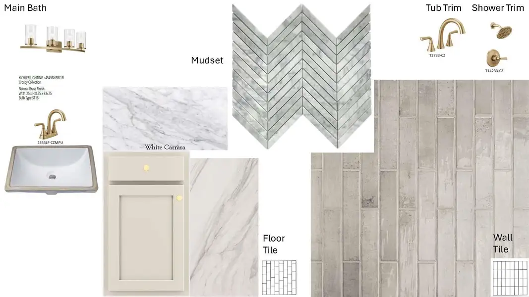 Main Bath Selections