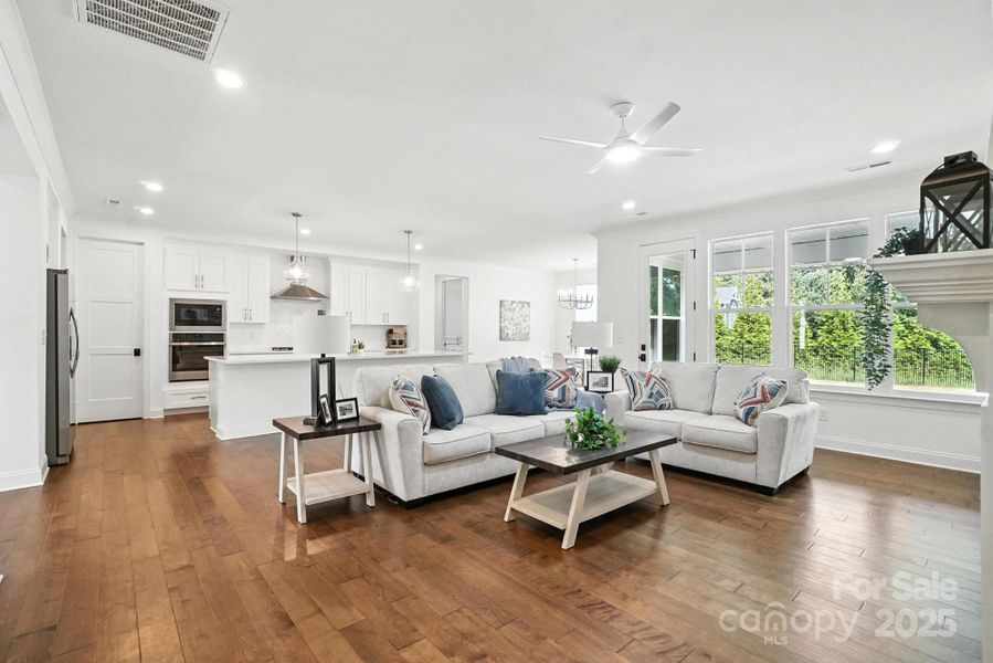 Furnished interior view inside a new home in , Mooresville (Image 14). Furnished interior view inside a new home in , Mooresville (Image 14).