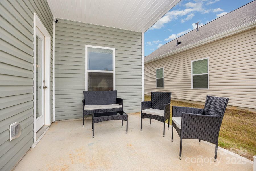 Exterior details and patio area of a home in , Salisbury (Image 22).