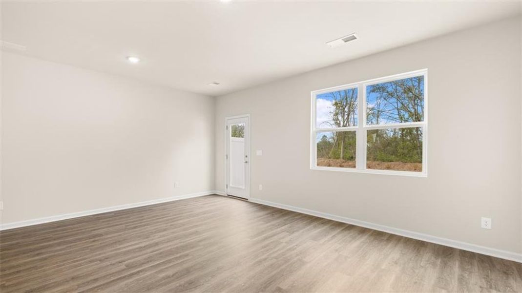 Spacious, unfurnished interior of a new home in The Gables at Agricultural Village, Perry (Image 23).