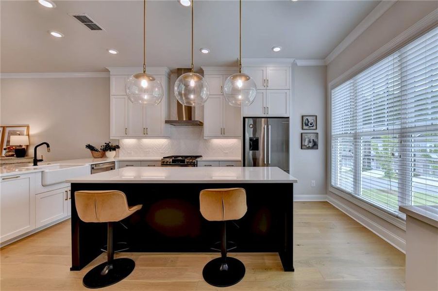 Furnished interior view inside a new home in , Alpharetta (Image 45).