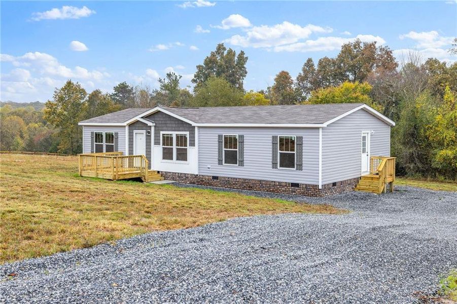 Exterior details and patio area of a home in , Demorest (Image 20). Exterior details and patio area of a home in , Demorest (Image 20).