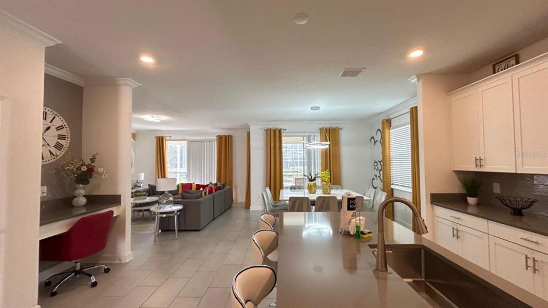 Furnished interior view inside a new home in , Davenport (Image 4).