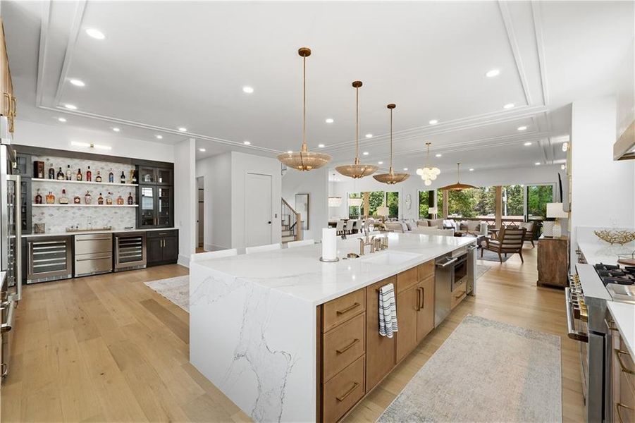 Furnished interior view inside a new home in Echo at Crabapple, Milton (Image 34).