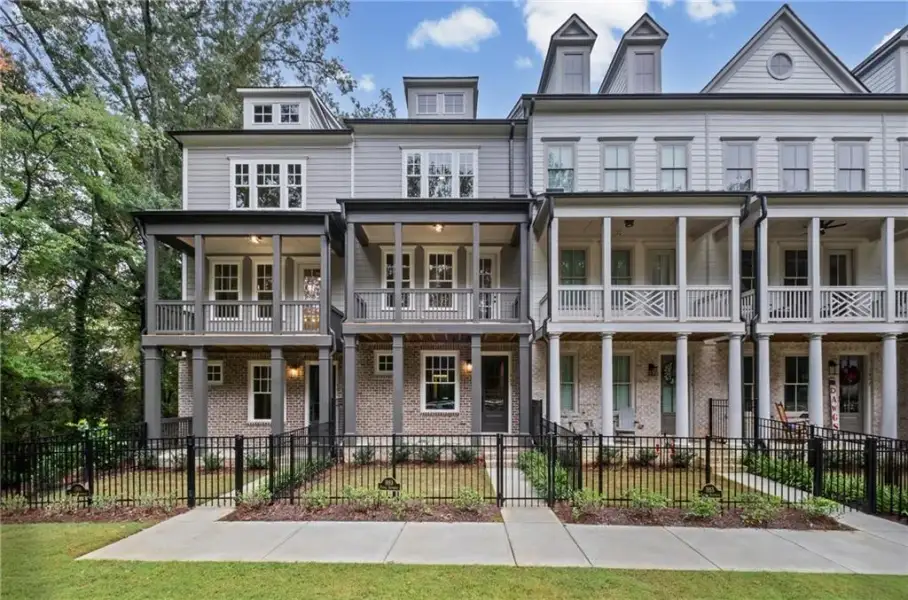 Front exterior of a new home in , Kennesaw, GA, highlighting curb appeal (Image 1). Front exterior of a new home in , Kennesaw, GA, highlighting curb appeal (Image 1).