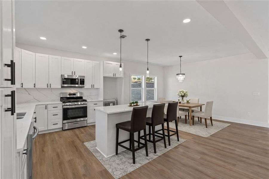 Furnished interior view inside a new home in , Stockbridge (Image 8). Furnished interior view inside a new home in , Stockbridge (Image 8).