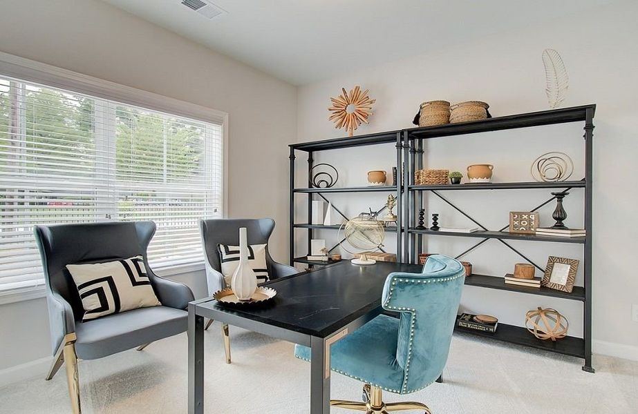 bedroom Set Up as Office