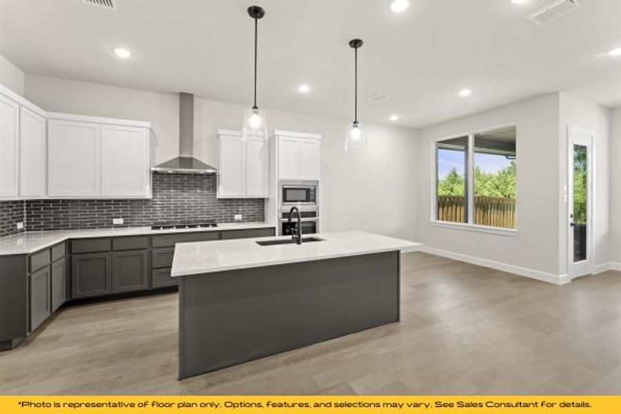 Representative furnished interior of a home built from the The Cayman by Stonefield Homes in The Highlands, Rockwall (Image 17).