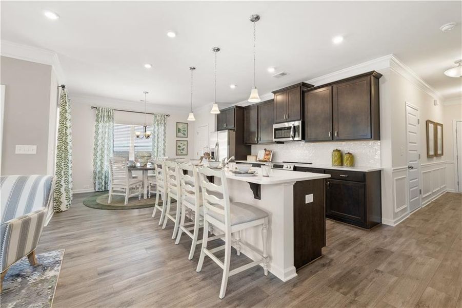 Furnished interior view inside a new home in Hillcrest Park, Ringgold (Image 12).