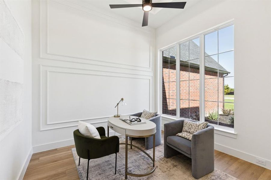 Furnished interior view inside a new home in , Waxahachie (Image 5). Furnished interior view inside a new home in , Waxahachie (Image 5).