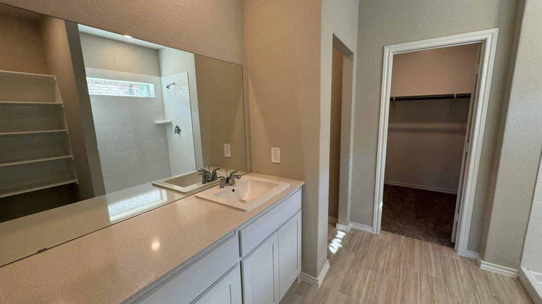 Furnished interior view inside a new home in Monarch at the Meadows, Krum (Image 6).