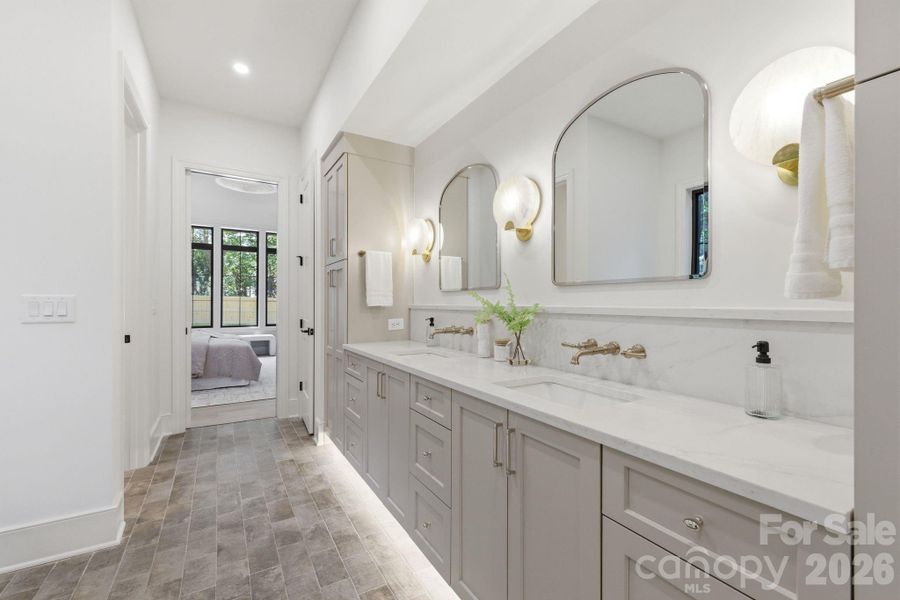 Furnished interior view inside a new home in , Charlotte (Image 6).