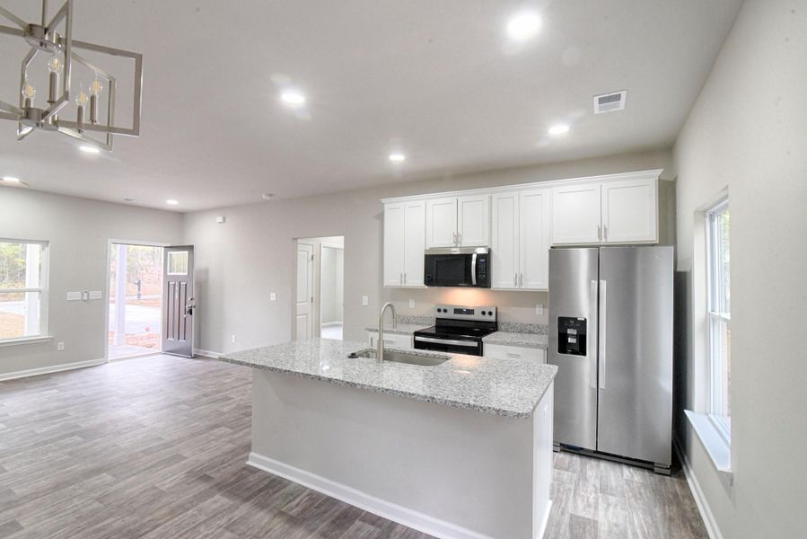Furnished interior view inside a new home in , Orangeburg (Image 10).