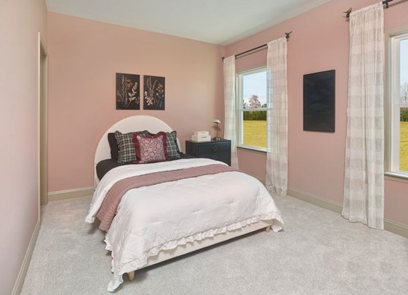Representative furnished interior of a home built from the Benson by Ashton Woods in The Point, Rolesville (Image 17).