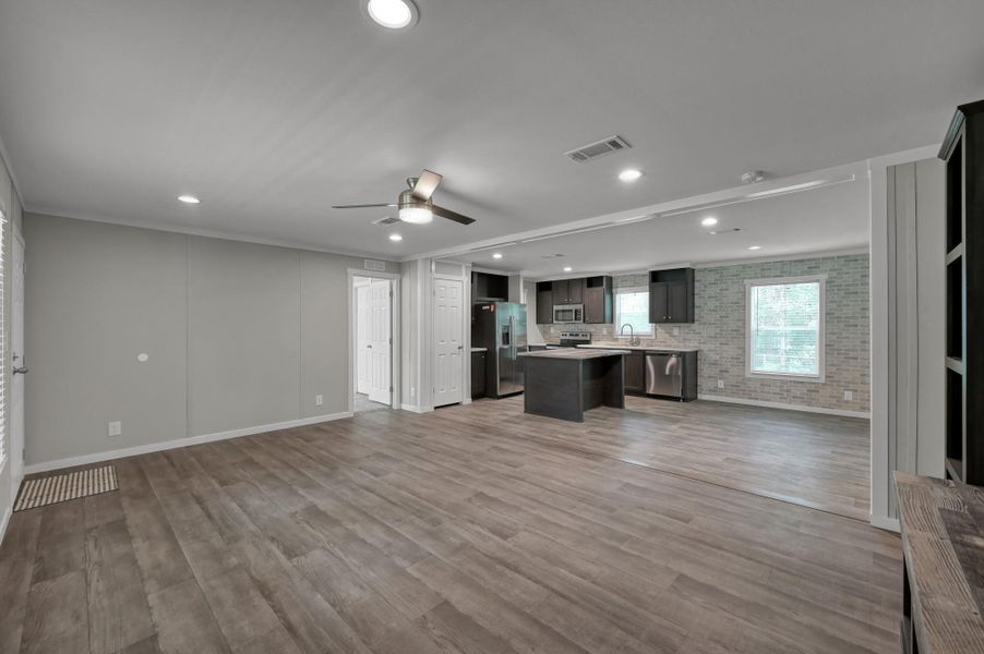 Spacious, unfurnished interior of a new home in , New Waverly (Image 15).