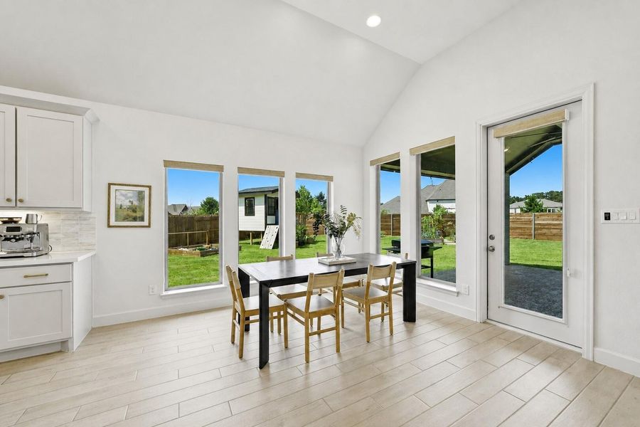 Furnished interior view inside a new home in Artavia, Conroe (Image 15).