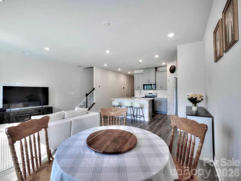 Furnished interior view inside a new home in , Monroe (Image 19).