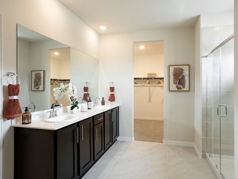 Furnished interior view inside a new home in Stonehaven, Combine (Image 12).