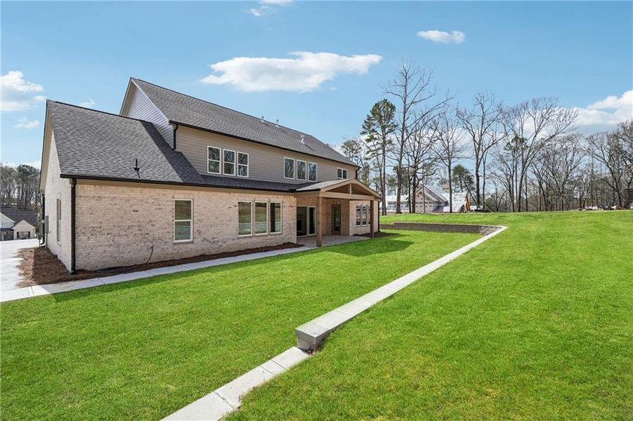 Exterior details and patio area of a home in , Dacula (Image 3).