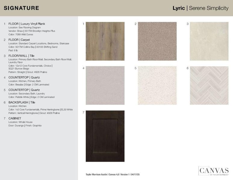 231 Belmont Way design selections! This home is currently under construction and selections are subject to change